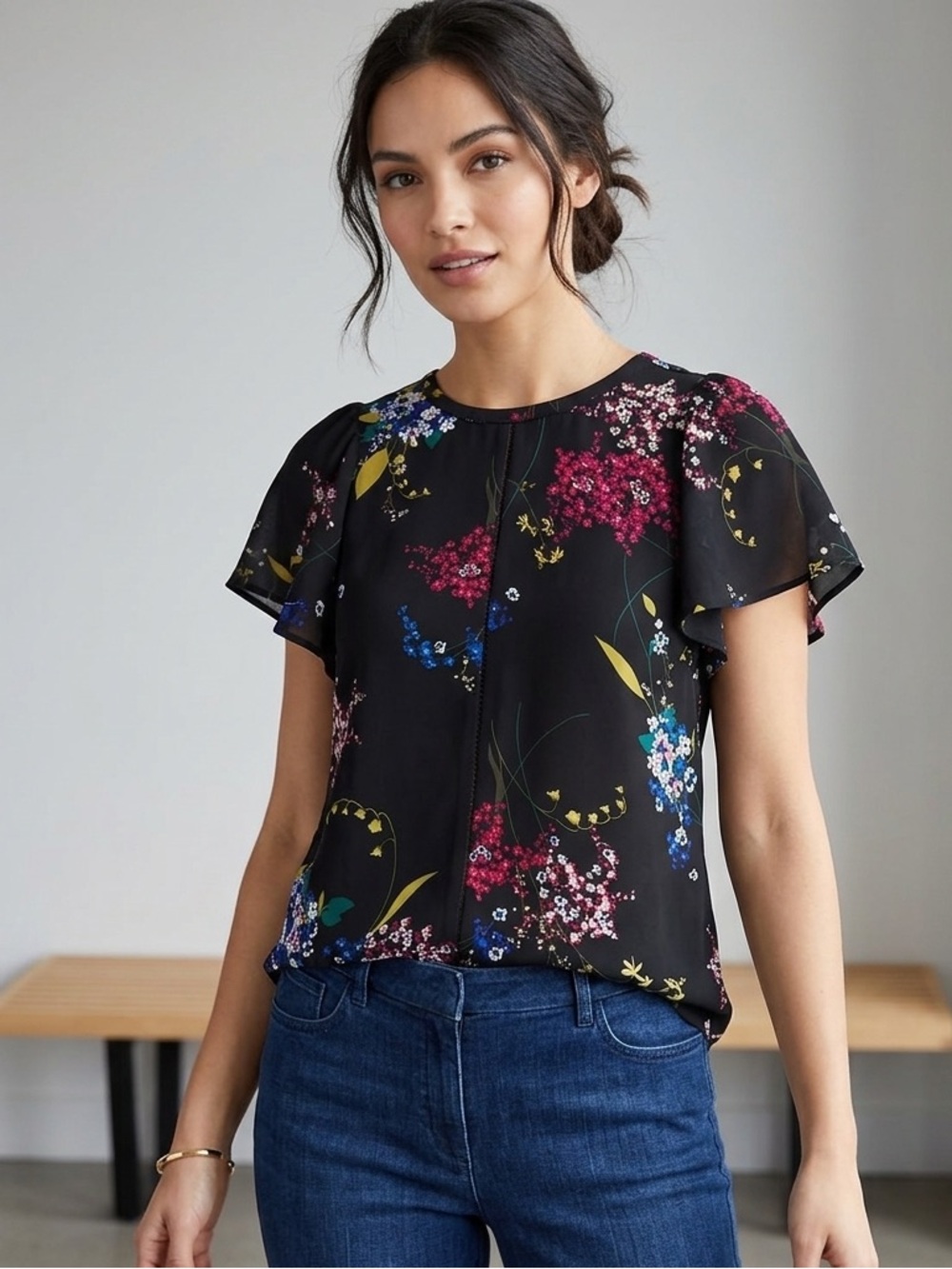 Beautiful floral blouse
